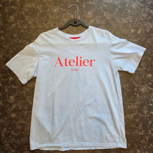 LOOKAST SKYBLUE ATELIER LOGO TSHIRT
