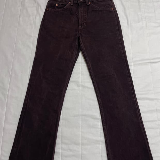 리바이스 90s 브라운 517 부츠컷 벨바텀