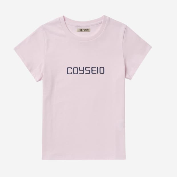 코이세이오 Logo T shirt 로고 티셔츠 핑크