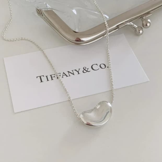 정품) 티파니앤코 라지 빈 목걸이