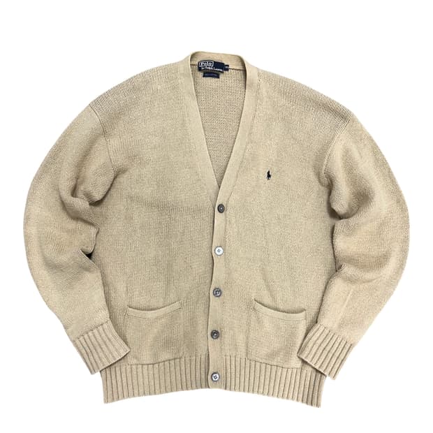 폴로 코튼 투포켓 가디건(105)