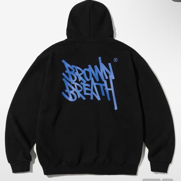 브라운브레스 후드티 s