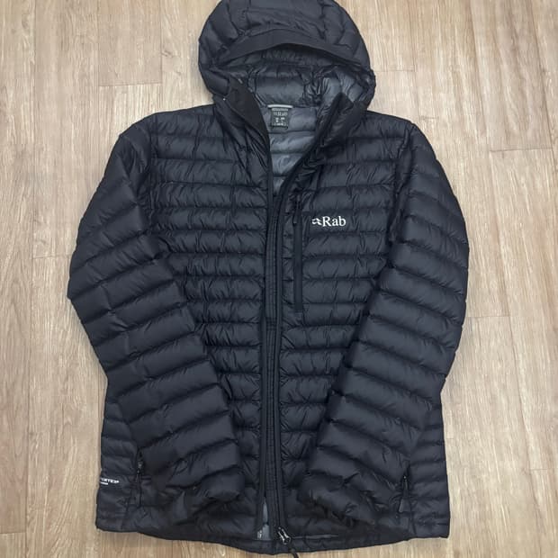 rab 랩 마이크로라이트 알파인 자켓 블랙