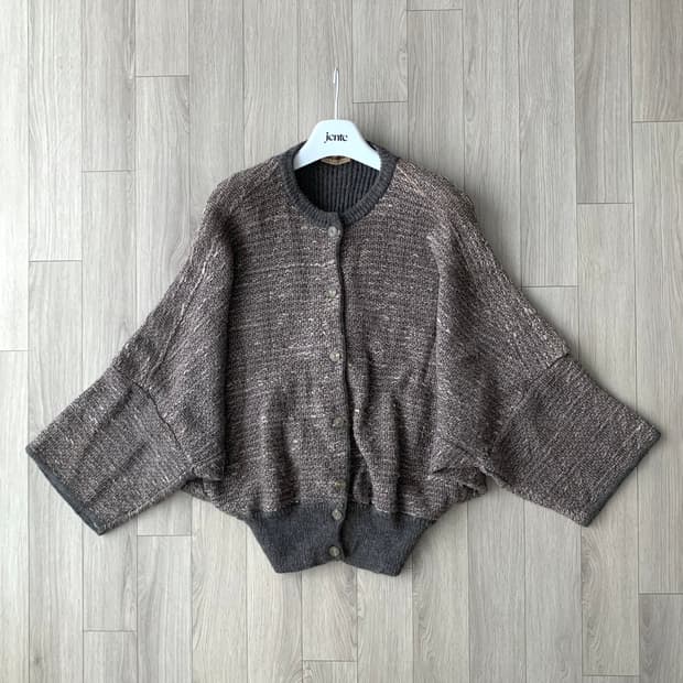 이세이 미야케 아카이브 70S 희소 레어 돌먼 슬리브 기모노 가디건 