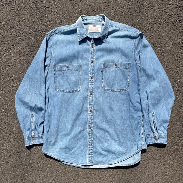 올드 리바이스 데님 셔츠