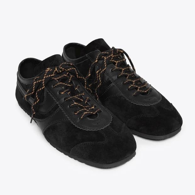 [37,39,40,41]드리스반노튼 25fw 스웨이드 스니커즈/블랙