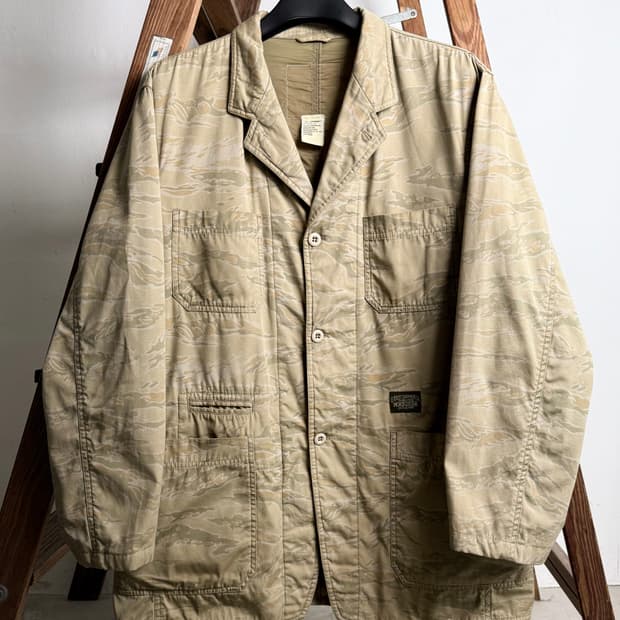 Stussy Camouflage Cotton Work Jacket