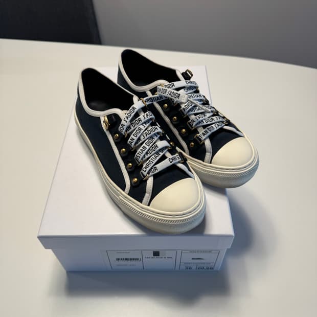 디올 오블리크 국내 백화점 구매 스니커즈 36