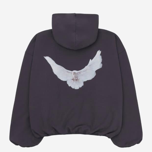 YEEZY GAP BALENCIAGA DOVE HOODIE DRK GRY