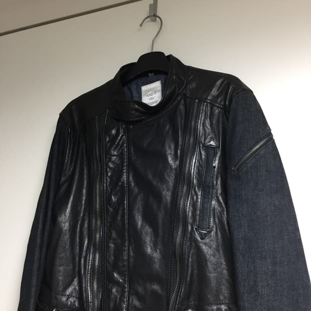 vintage sheepskin leather jacket