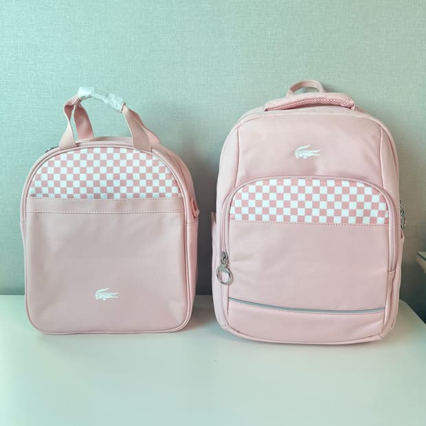 라코스테 키즈 백팩 신발주머니 세트