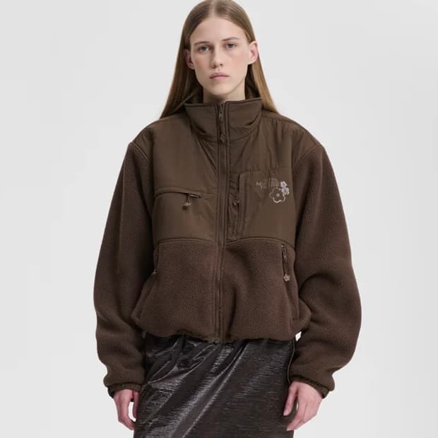 [M,L]세실리에 반센 x 노스페이스 25fw 리버시블 플리스 자켓