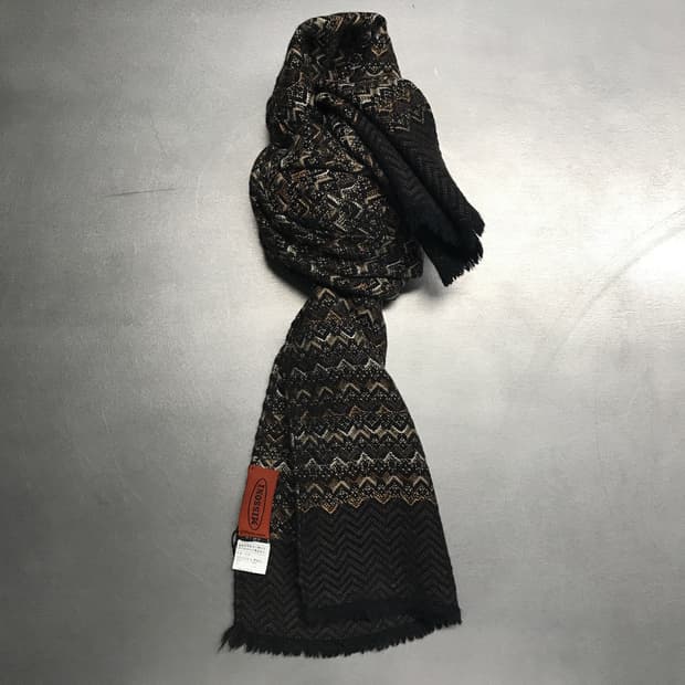 미쏘니 머플러 브라운