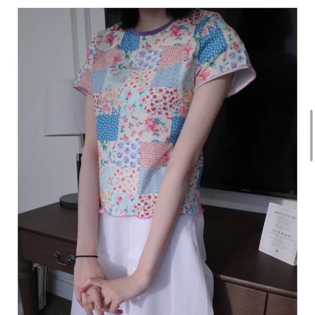 반팔 패치워크