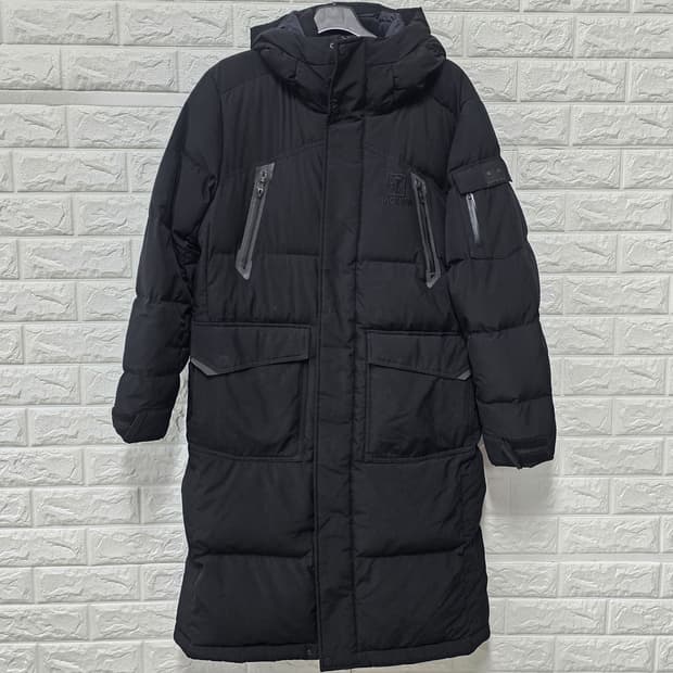 택포) 블랙야크 블랙 롱패딩 95