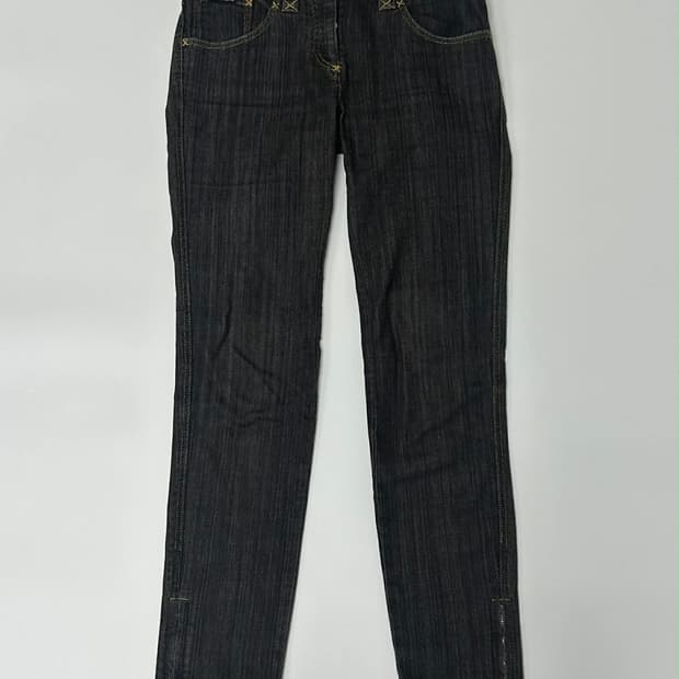 [40] 돌체앤가바나 인디고 집 플레이트 데님 팬츠