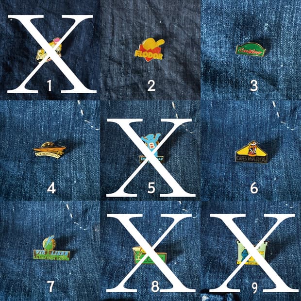 빈티지 핀 뱃지