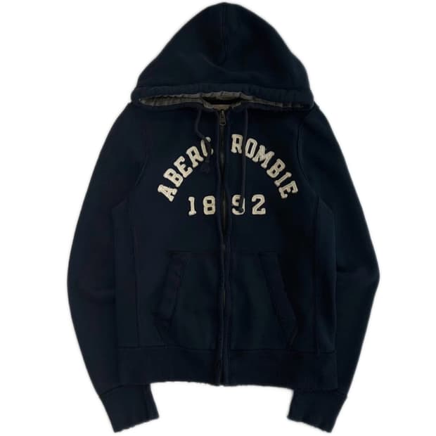 ✨아베크롬비 스펠아웃 네이비 후드집업✨
