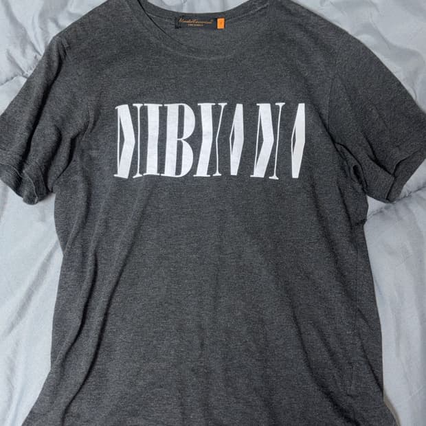 언더커버 07ss Nirvana 너바나 반팔 티셔츠