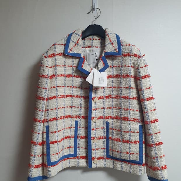 🧵 산드로 Idaline 멀티 트위드자켓 34