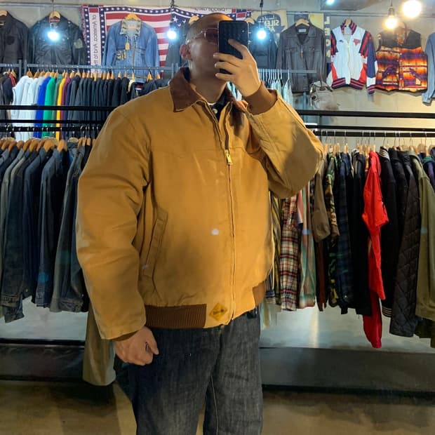 USA 묠스킨 헤비 캔버스 산타페 워크 자켓 XXL