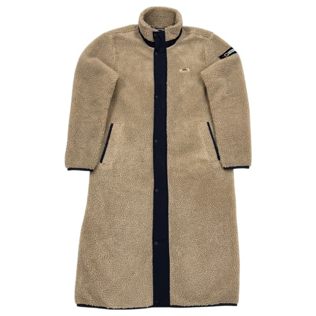 내셔널지오그래픽 루펄리 플리스 뽀글이 롱후리스 집업 코드 브라운 XL