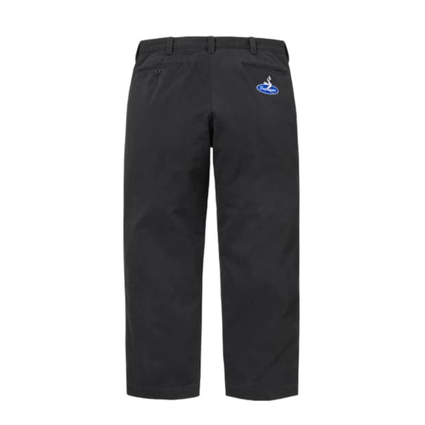 슈프림 25FW 핀업걸 치노 팬츠 블랙 32