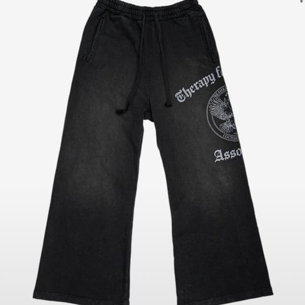 선데이오프클럽 Vintage Wide Leg Sweatpants