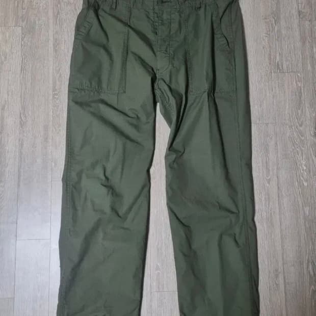 이스트로그 퍼머넌트 퍼티그 팬츠 올리브립스탑 L사이즈