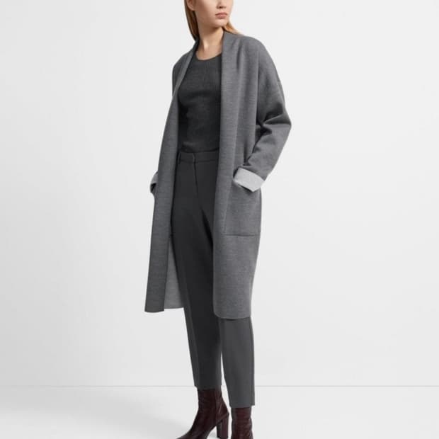 THEORY 띠어리 더블 페이스 울  가디건 M사이즈