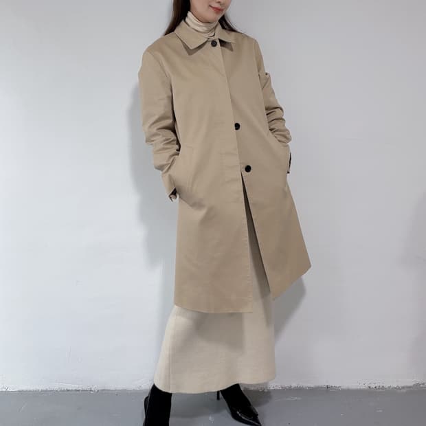 [M] 클럽모나코 싱글 트렌치코트
