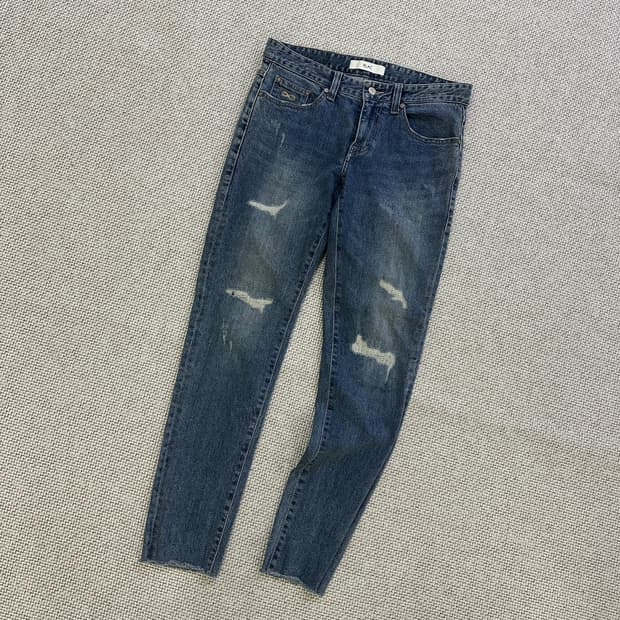 31 플랙 빈티지 워싱 데님 팬츠 0421D