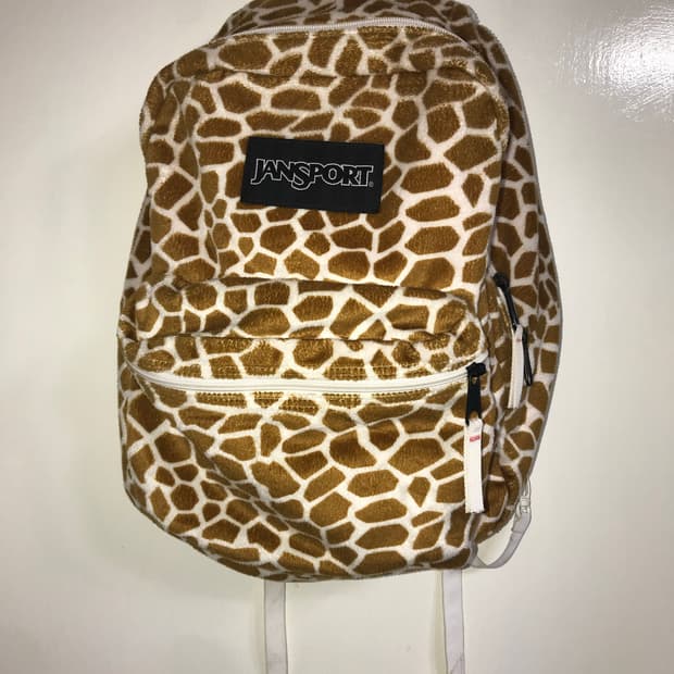 JANSPORT Reversible Giraffe Pattern Back