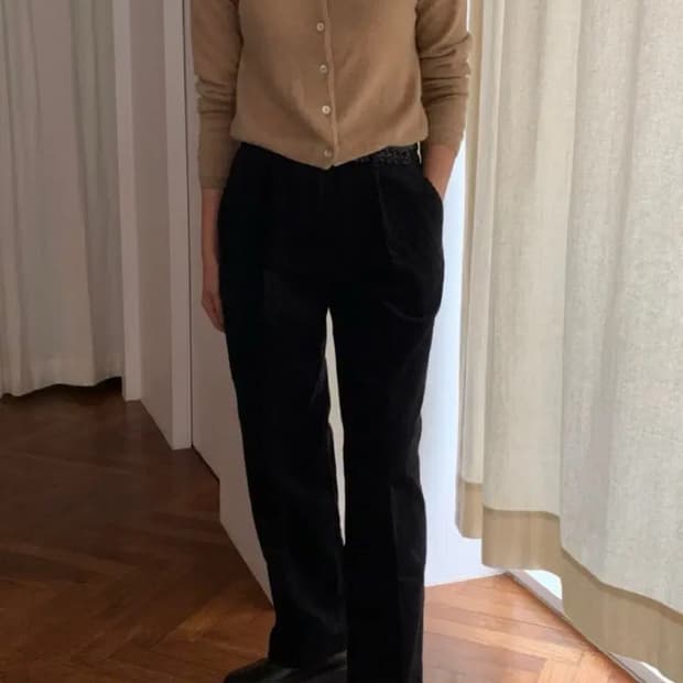 얼바닉30 코듀로이 팬츠 (블랙)