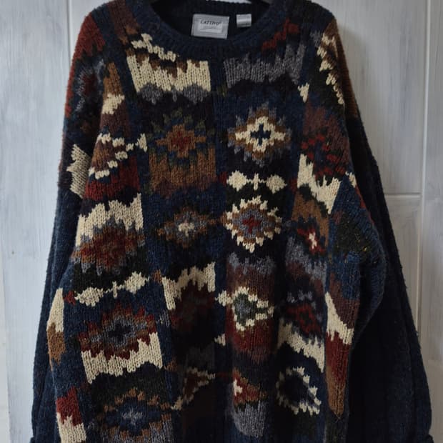 Cattivo Studio 홍콩제조 빈티지 니트 2XL