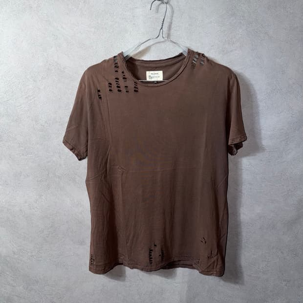 R13 Distressed Garment Dyed T-shirt