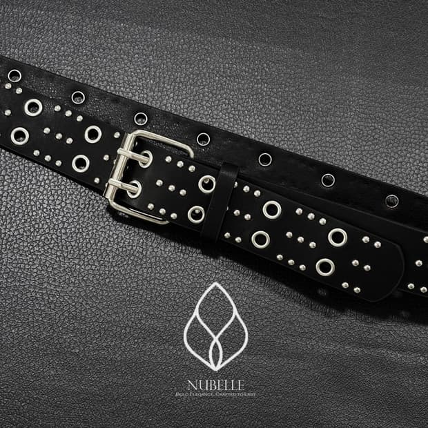 🌗 Eyelet stud belt / 아일렛 스터드 웨스턴 벨트