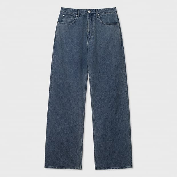 [34/30]벨리에 트루와이드 데님 웨일 인디고