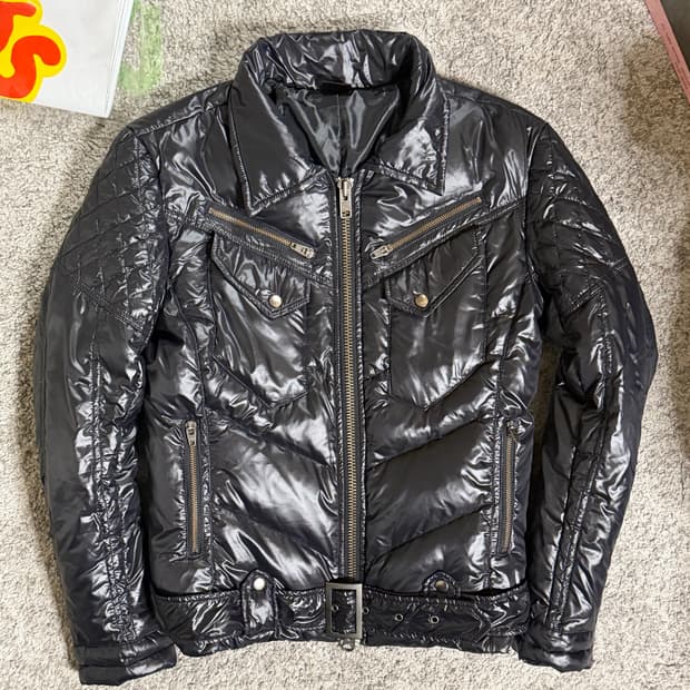 잭로즈 바이커 덕다운 푸퍼 자켓