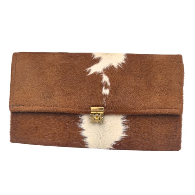 70s 핸드메이드 리얼 송치 클러치백