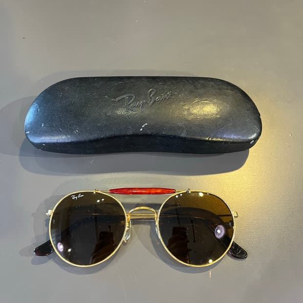 레이밴 B&L 빈티지 라운드 브라우바 선글라스 (미국제)