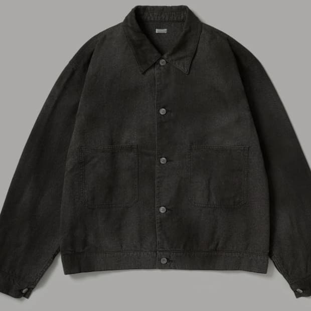 아프레쎄  Vintage Black Chambray 워크 셋업 3/3