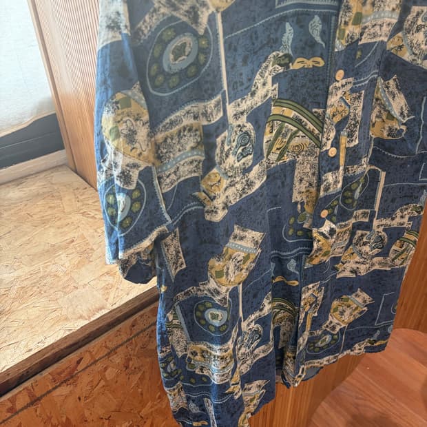 Hawaii Silkyway 100% Washable Silk Shirt
