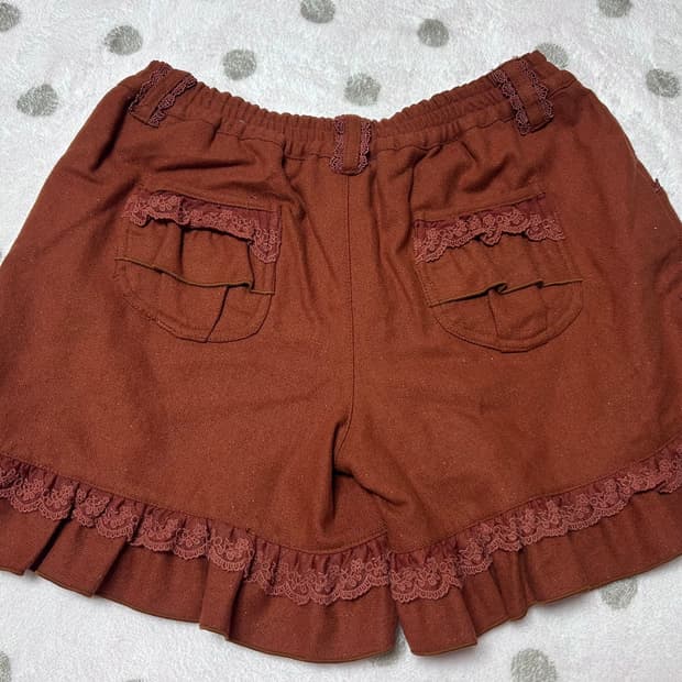 엑시즈팜 오렌지브라운 반바지