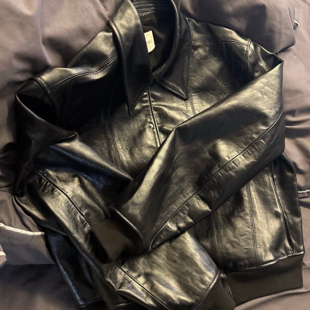 누마레 ee 레더 블루종 m