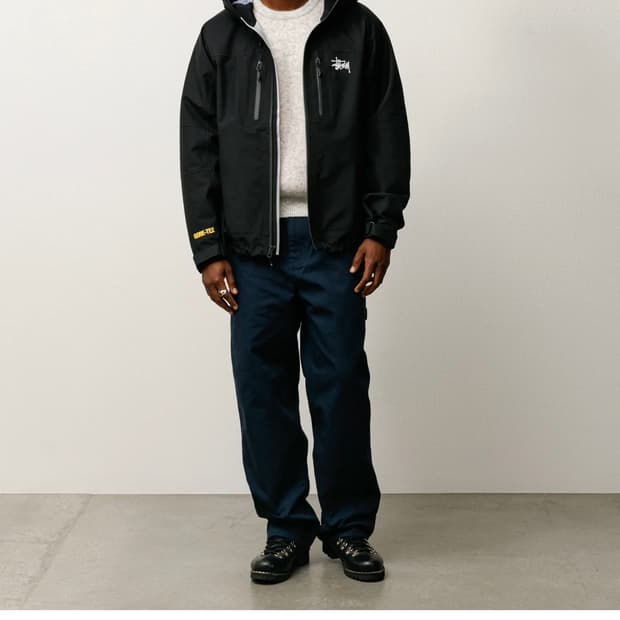 [XL] 스투시 고어텍스 가이드 쉘 자켓 블랙