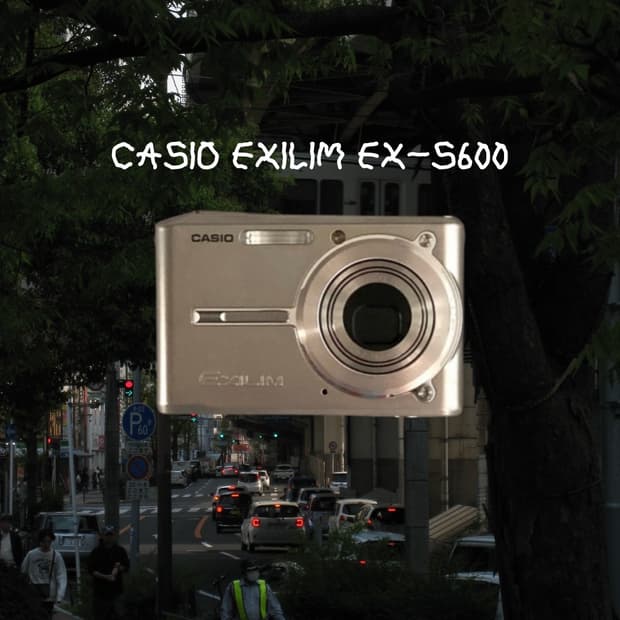 카시오 엑슬림 EX-S600 빈티지디카 디지털카메라