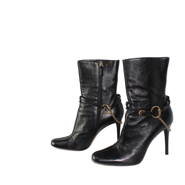 Gucci Horsebit boots 구찌 홀스빗 체인 하네스 앵클 부츠