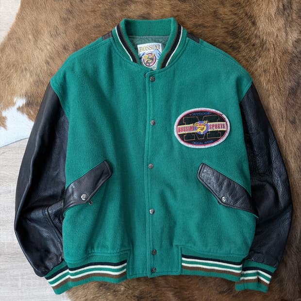 90s 빈티지 Bossini 바시티 자켓