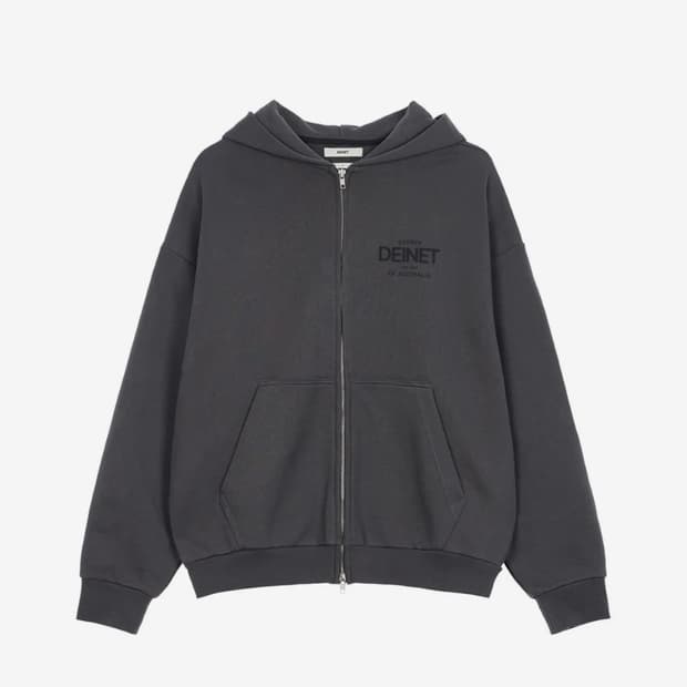 다이닛 후드집업 챠콜